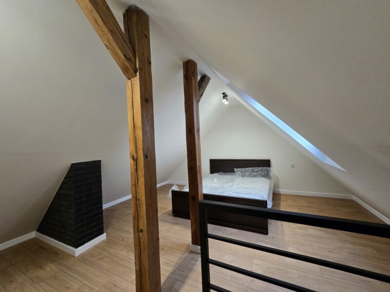 3 pokojowe, dwupoziomowe mieszkanie z ogrodem